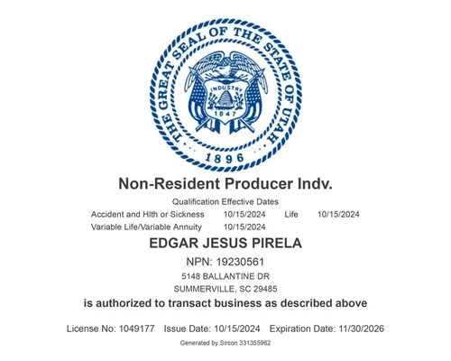 Licencia de Utah